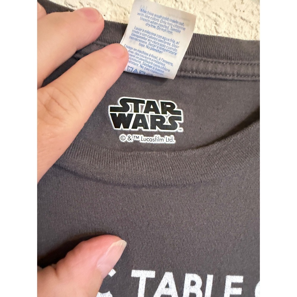 Star Wars Periodic Table of Elements Graphic T-Shirt Charcoal Gray Mens Medium - Picture 4 of 10